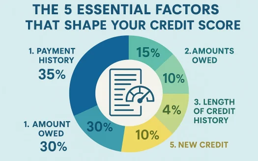 Infographic: The 5 Essential Factors That Shape Your Credit Score