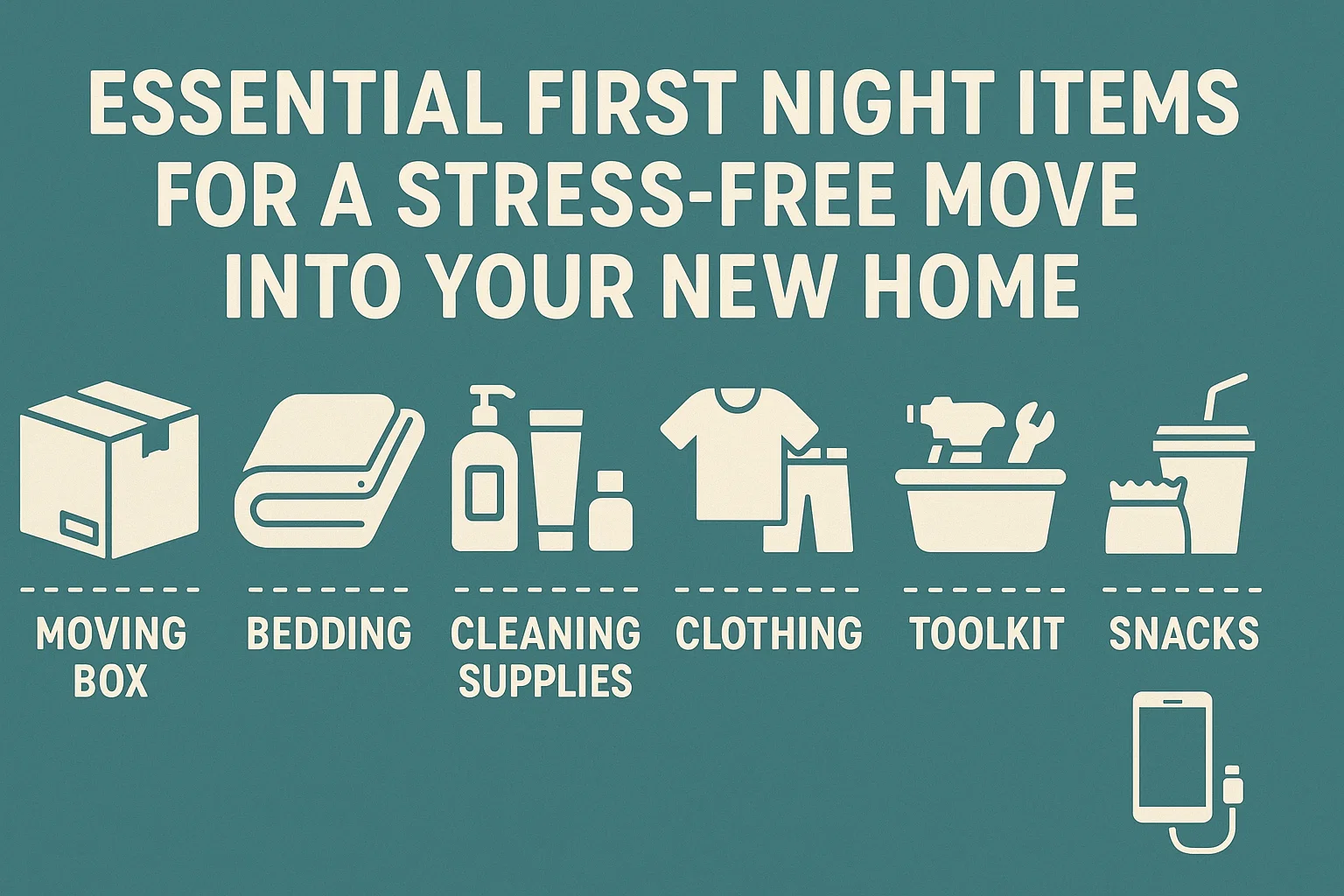 Essential First Night Items for a Stress-Free Move into Your New Home