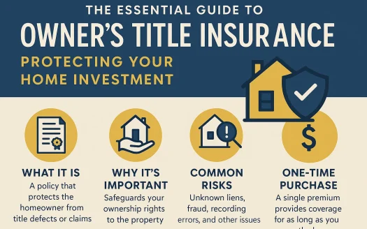 Infographic: The Essential Guide to Owner’s Title Insurance: Protecting Your Home Investment