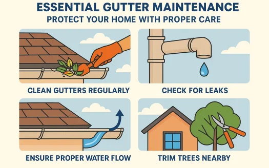 Infographic: Essential Gutter Maintenance: Protect Your Home with Proper Care