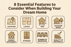Infographic: 8 Essential Features to Consider When Building Your Dream Home