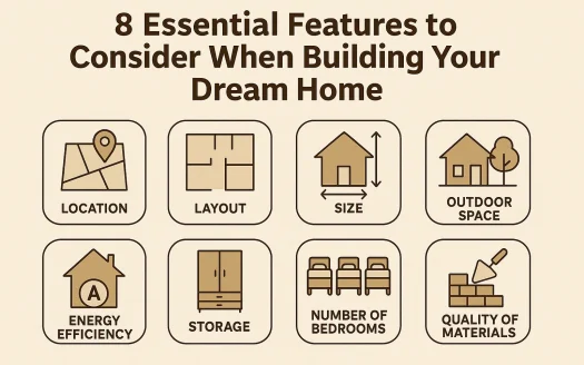 Infographic: 8 Essential Features to Consider When Building Your Dream Home