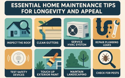 Infographic: Essential Home Maintenance Tips for Longevity and Appeal