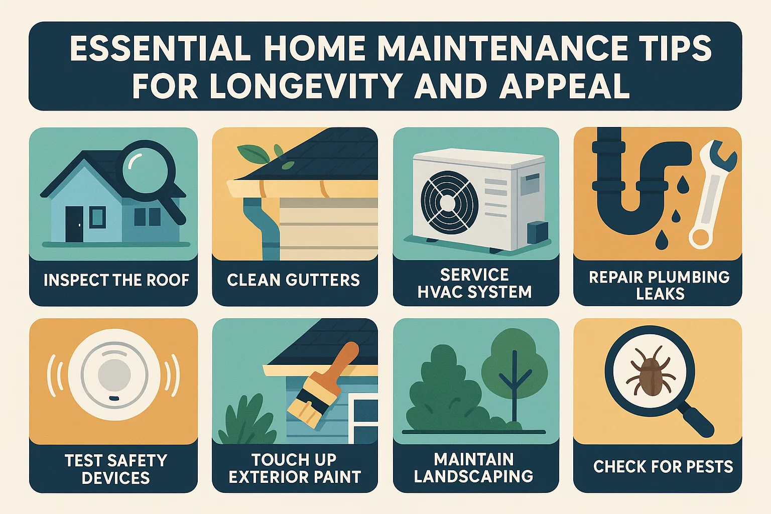 Essential Home Maintenance Tips for Longevity and Appeal