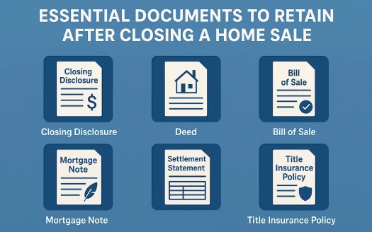Infographic: Essential Documents to Retain After Closing a Home Sale