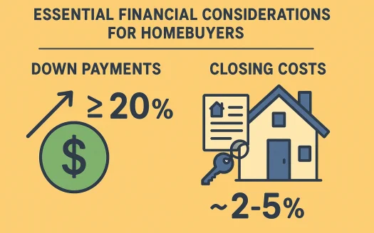 Infographic: Essential Financial Considerations for Homebuyers: Down Payments and Closing Costs