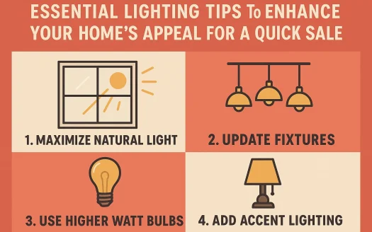 Infographic: Essential Lighting Tips to Enhance Your Home's Appeal for a Quick Sale