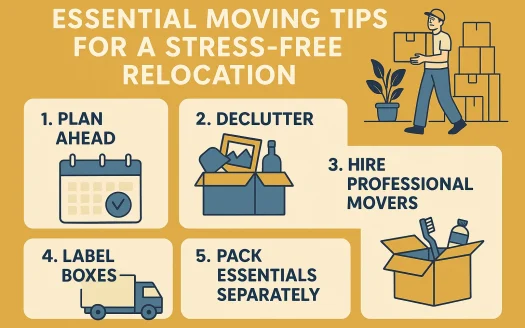 Infographic: Essential Moving Tips for a Stress-Free Relocation