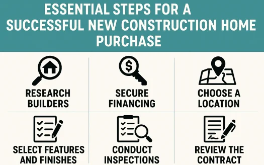 Infographic: Essential Steps for a Successful New Construction Home Purchase