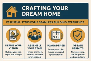 Infographic: Crafting Your Dream Home: Essential Steps for a Seamless Building Experience