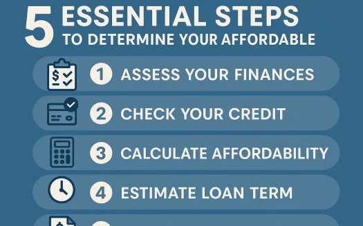 Infographic: 5 Essential Steps to Determine Your Affordable Mortgage