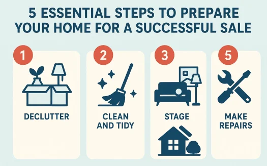 Infographic: 5 Essential Steps to Prepare Your Home for a Successful Sale