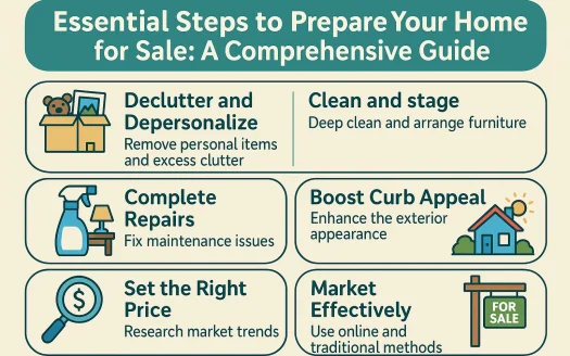 Infographic: Essential Steps to Prepare Your Home for Sale: A Comprehensive Guide
