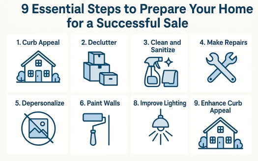 Infographic: 9 Essential Steps to Prepare Your Home for a Successful Sale