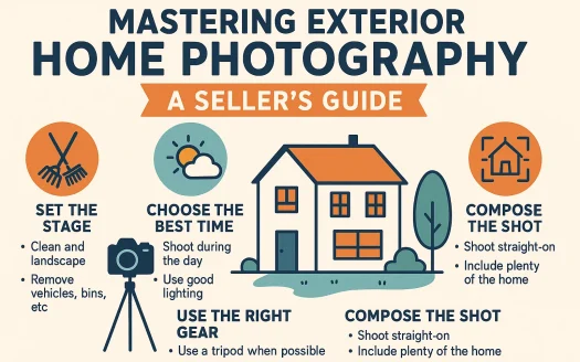 Infographic: Mastering Exterior Home Photography: A Seller's Guide