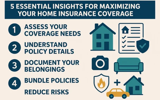 Infographic: 5 Essential Insights for Maximizing Your Home Insurance Coverage