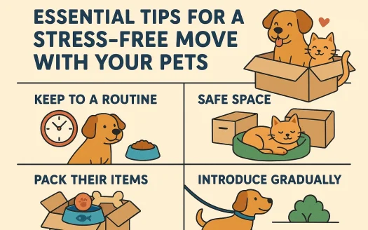 Infographic: Essential Tips for a Stress-Free Move with Your Pets