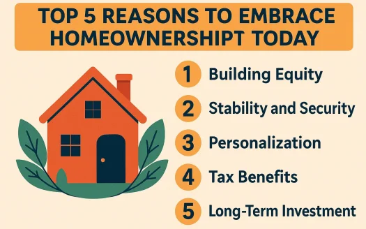 Infographic: Top 5 Reasons to Embrace Homeownership Today