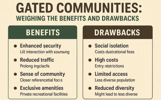 Infographic: Gated Communities: Weighing the Benefits and Drawbacks
