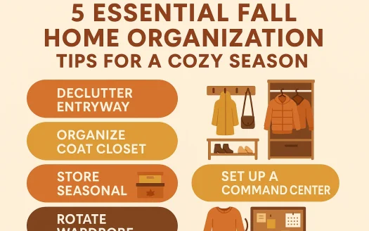 Infographic: 5 Essential Fall Home Organization Tips for a Cozy Season
