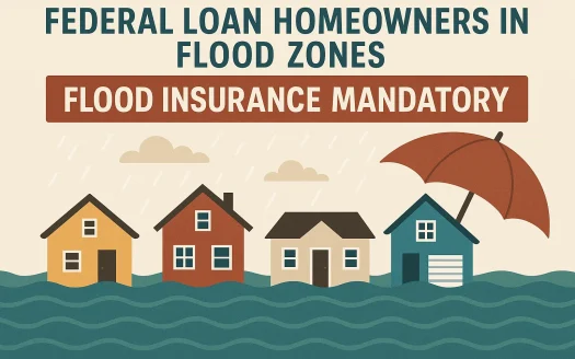 Infographic: Federal Loan Homeowners in Flood Zones: Flood Insurance Mandatory