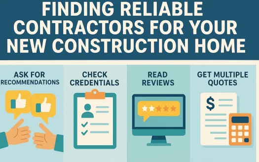 Infographic: Finding Reliable Contractors for Your New Construction Home