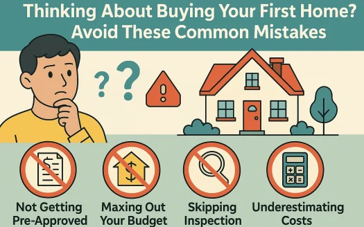 Infographic: Thinking About Buying Your First Home? Avoid These Common Mistakes