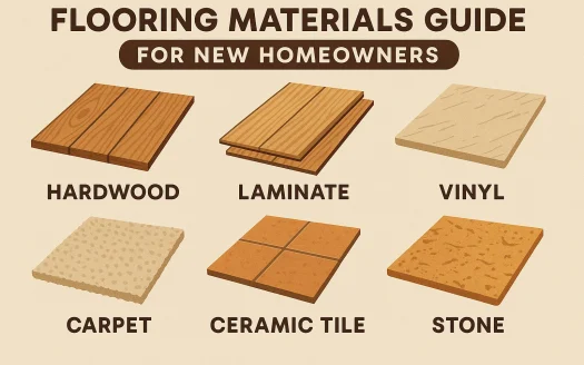 Infographic: Flooring Materials Guide for New Homeowners