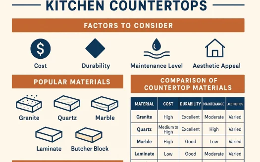Infographic: The Ultimate Guide to Choosing Your Perfect Kitchen Countertops