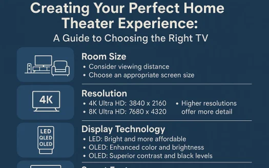 Infographic: Creating Your Perfect Home Theater Experience: A Guide to Choosing the Right TV