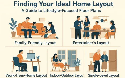 Infographic: Finding Your Ideal Home Layout: A Guide to Lifestyle-Focused Floor Plans