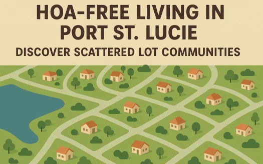 Infographic: HOA-Free Living in Port St. Lucie: Discover Scattered Lot Communities