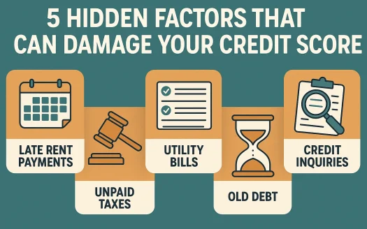Infographic: 5 Hidden Factors That Can Damage Your Credit Score