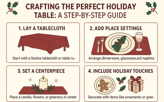 Infographic: Crafting the Perfect Holiday Table: A Step-by-Step Guide