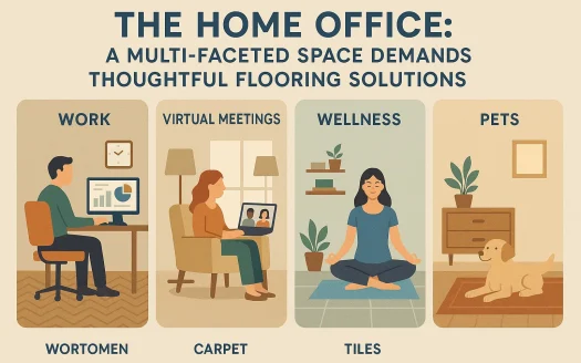 Infographic: The Home Office: A Multi-Faceted Space Demands Thoughtful Flooring Solutions