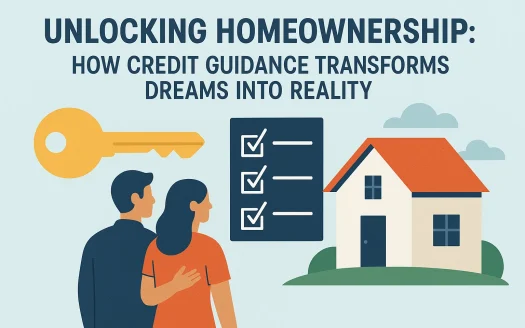 Infographic: Unlocking Homeownership: How Credit Guidance Transforms Dreams into Reality