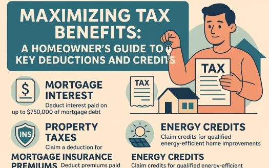 Infographic: Maximizing Tax Benefits: A Homeowner's Guide to Key Deductions and Credits