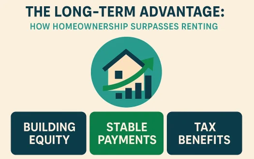 Infographic: The Long-Term Advantage: How Homeownership Surpasses Renting