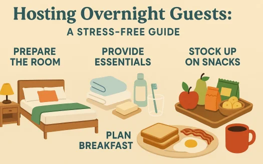Infographic: Hosting Overnight Guests: A Stress-Free Guide