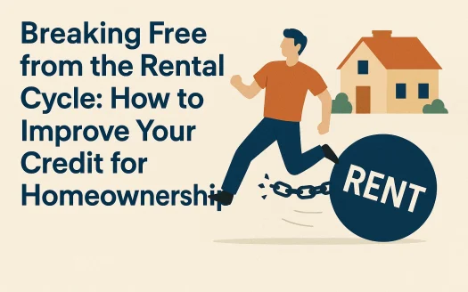 Infographic: Breaking Free from the Rental Cycle: How to Improve Your Credit for Homeownership