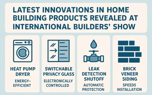Infographic: Latest Innovations in Home Building Products Revealed at International Builders Show