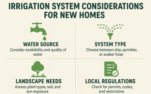Infographic: Irrigation System Considerations for New Homes