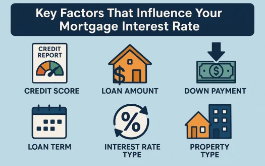 Infographic: Key Factors That Influence Your Mortgage Interest Rate