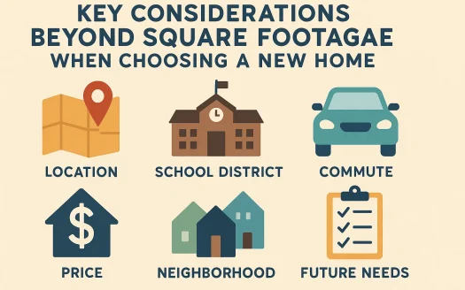 Infographic: Key Considerations Beyond Square Footage When Choosing a New Home