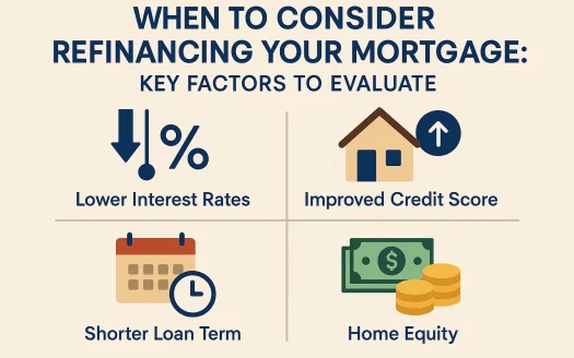 Infographic: When to Consider Refinancing Your Mortgage: Key Factors to Evaluate