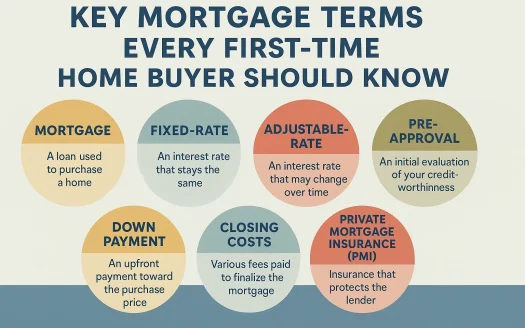 Infographic: Key Mortgage Terms Every First-Time Home Buyer Should Know