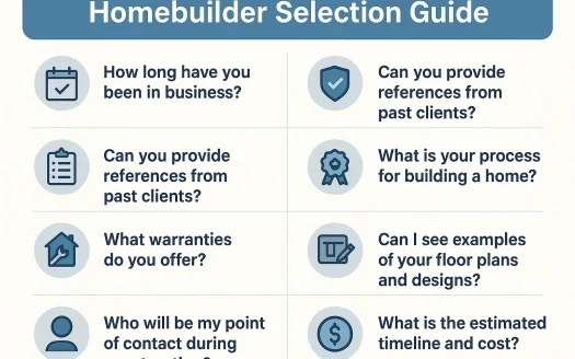 Infographic: Key Questions for Homebuilder Selection Guide