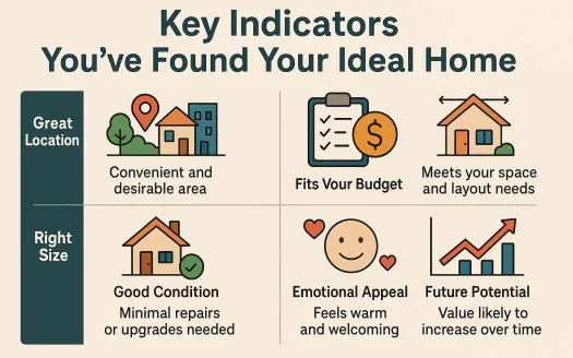 Infographic: Key Indicators You've Found Your Ideal Home