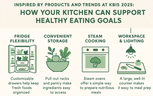 Infographic: Inspired by Products and Trends at KBIS 2025: How Your Kitchen Can Support Healthy Eating Goals