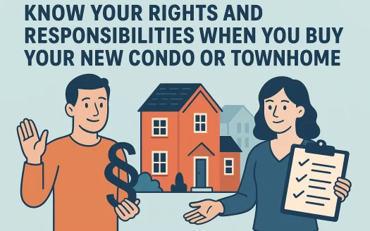 Infographic: Know Your Rights and Responsibilities When You Buy Your New Condo or Townhome